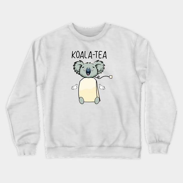 Koala-Tea Crewneck Sweatshirt by Art by Nabes